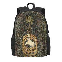 Unicorn Gothic Fantasy Flowers Backpacks Men Women Anime Backpack