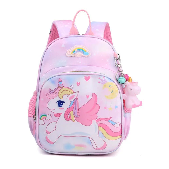 Pink Princess Unicorn Backpack for Girls