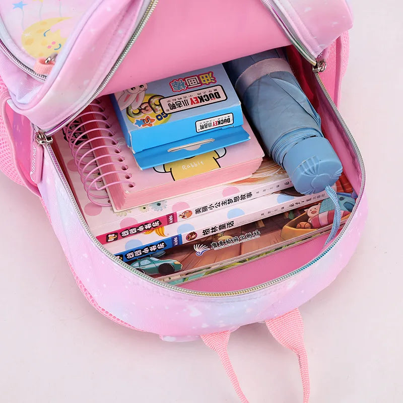 Pink Princess Unicorn Backpack for Girls