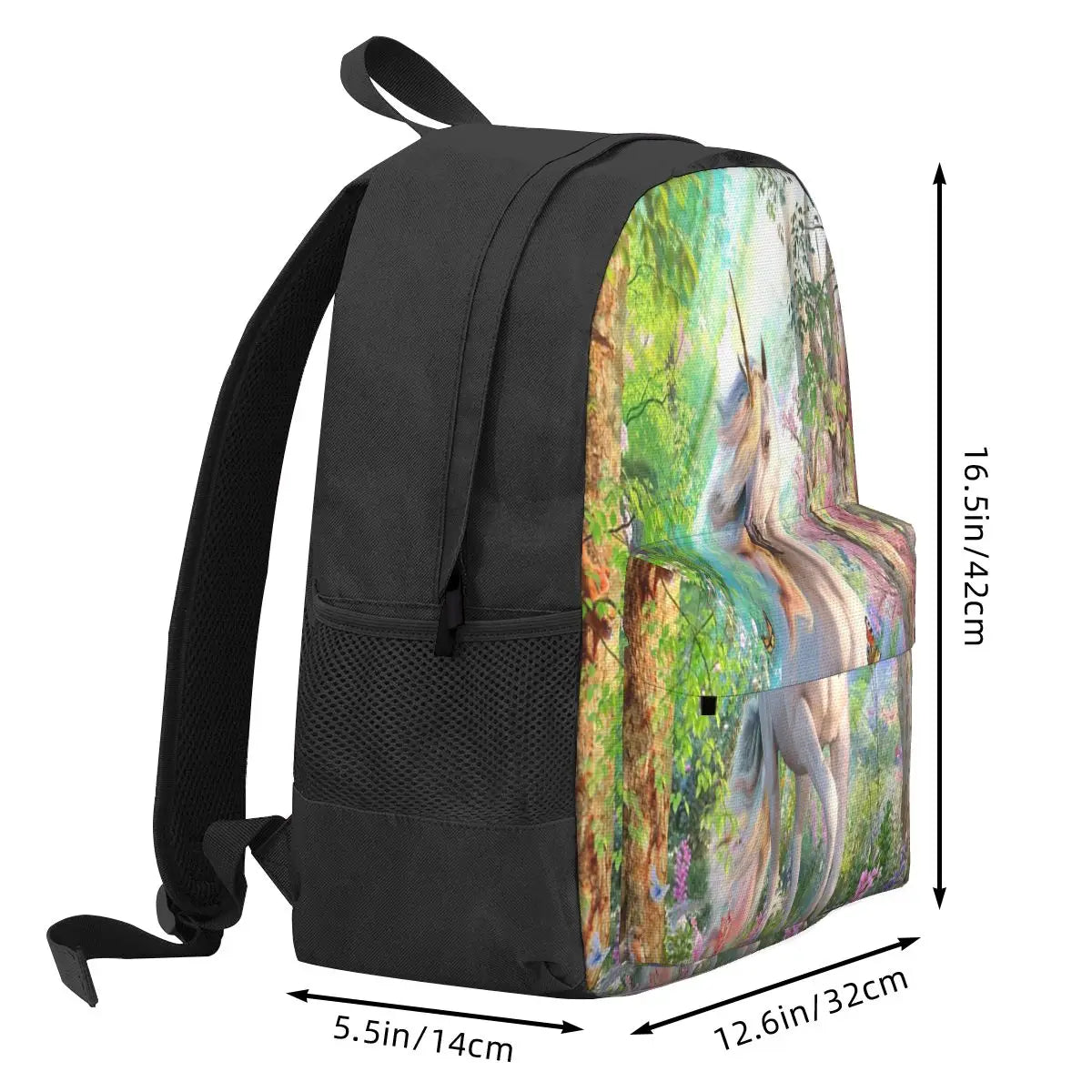 Unicorn Enchanted Forest 2 Backpacks for Men and Women