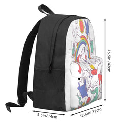 Unicorns Backpacks Men Women Print Backpack Class Bags Girls