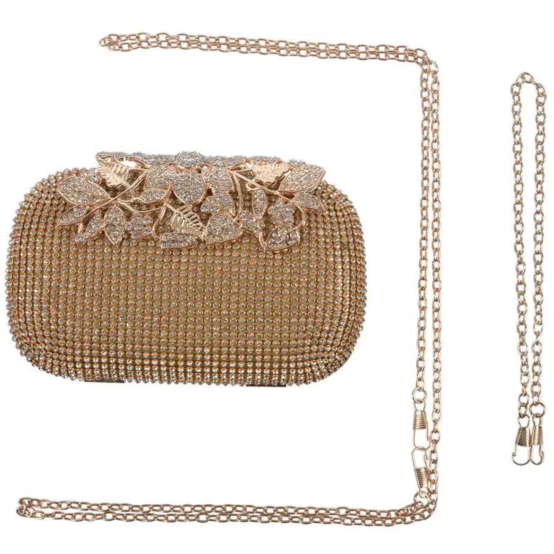 Rhinestone Evening Bag Clutch Party Bridal Prom