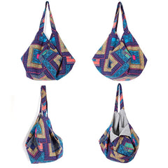 Large Designer Bohemian Women Shoulder Bag Canvas Vintage Hippie Bags