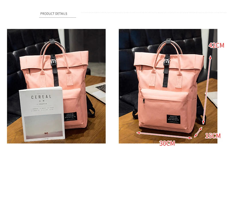 Unisex Laptop Backpack USB Charging Casual Travel Bag