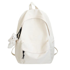 Unisex Canvas Backpack Daypack Satchel School Travel Bookbag