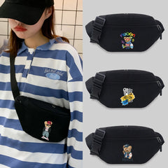Unisex Casual Bear Series Waist Bag Messenger Chest Bag Sports Bum bag