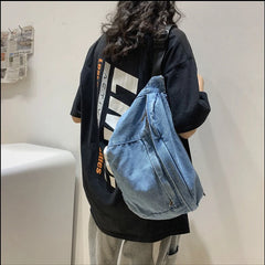 Large Capacity Unisex Crossbody Bag Hip Hop Belt Bag