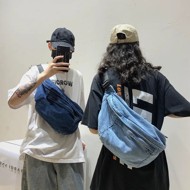 Large Capacity Unisex Crossbody Bag Hip Hop Belt Bag