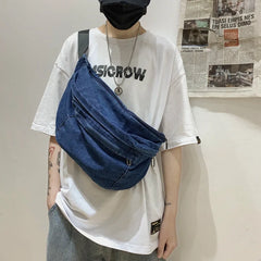 Large Capacity Unisex Crossbody Bag Hip Hop Belt Bag