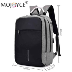 Unisex Business Rucksack with USB Port & Headphone Port