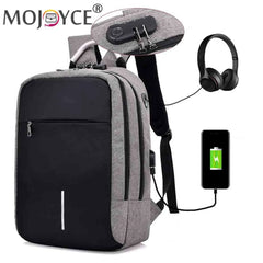 Unisex Business Rucksack with USB Port & Headphone Port