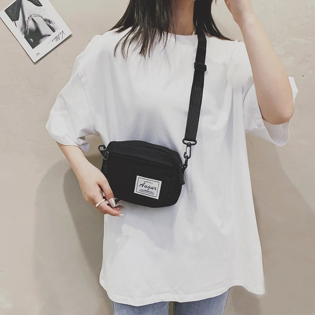 Unisex Fanny Crossbody Women's Bag - Square Shoulder Pack