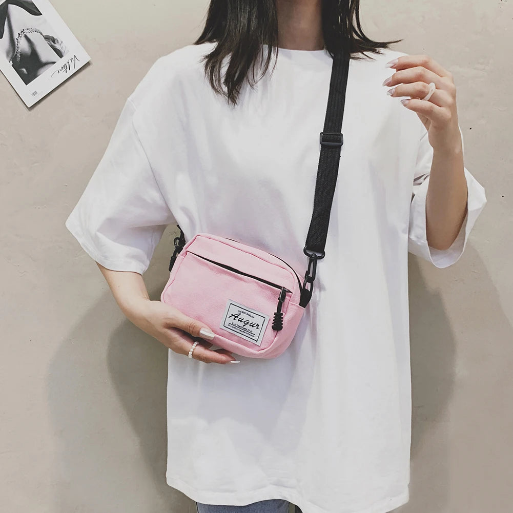 Unisex Fanny Crossbody Women's Bag - Square Shoulder Pack