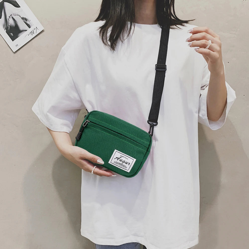Unisex Fanny Crossbody Women's Bag - Square Shoulder Pack