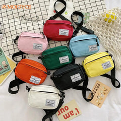 Unisex Fanny Crossbody Women's Bag - Square Shoulder Pack