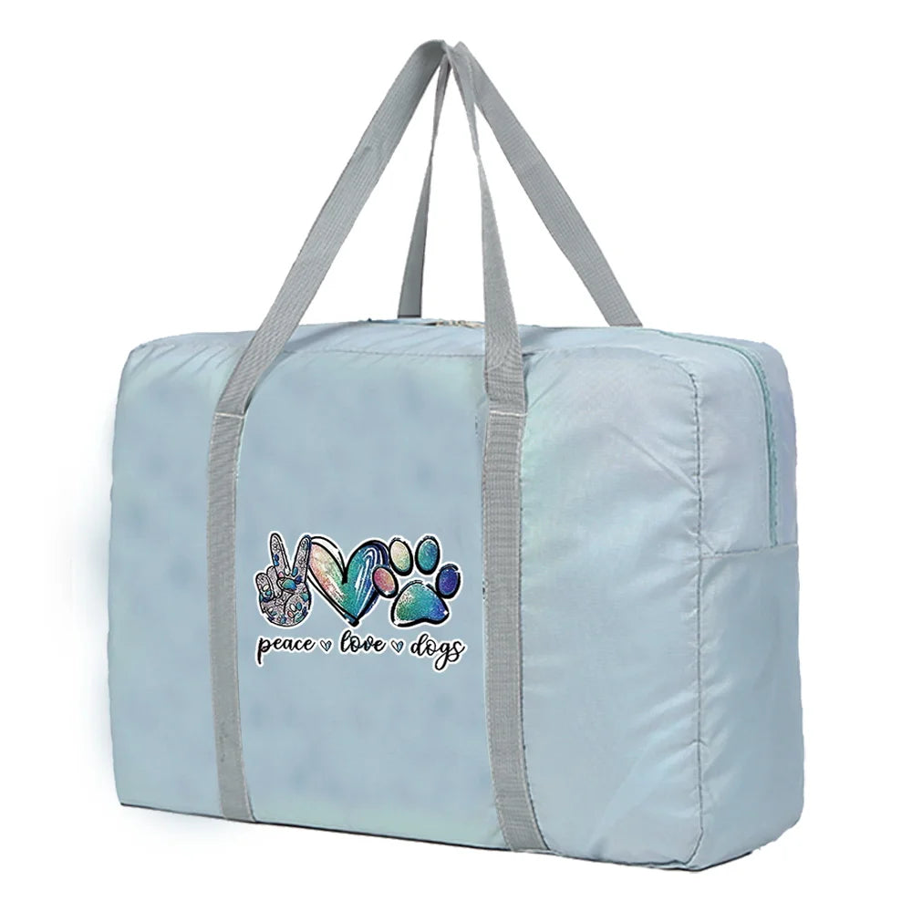 Unisex Large Capacity Travel Bag Nylon Clothes Storage For Women