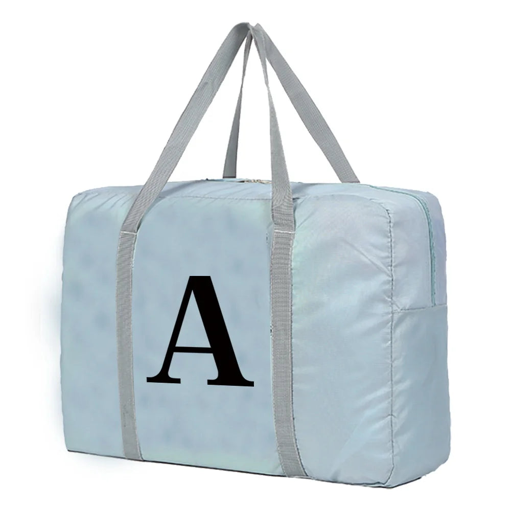 Large Capacity Travel Bag Nylon For Women Clothes Storage Luggage Tote
