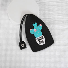 Unisex Leather Keychain Cover Car Key Sleeve Holder
