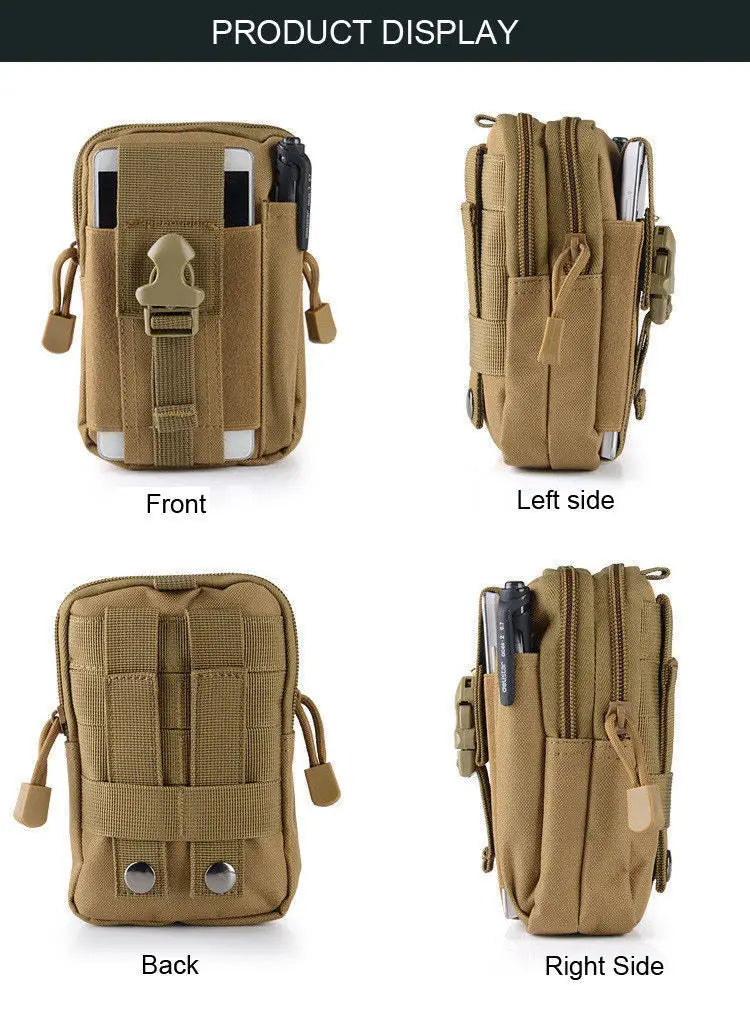 Camouflage Tactical Waist Pocket Pouch Phone Pocket 7 Colors