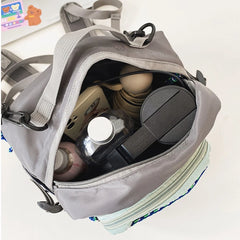 Nylon Backpack Convertible Casual Daypack for Women Men