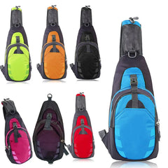 Unisex Nylon Chest Bags Travel Waist Bag Pack Casual Functional Money Phone Belt