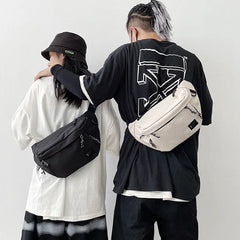 Unisex Nylon Waist Bag Hip Hop Belt Phone Pack