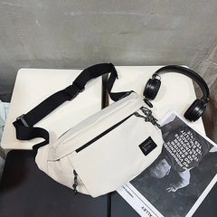 Nylon Waist Bag Street Hip Hop Belt Bag High Capacity Chest Bag