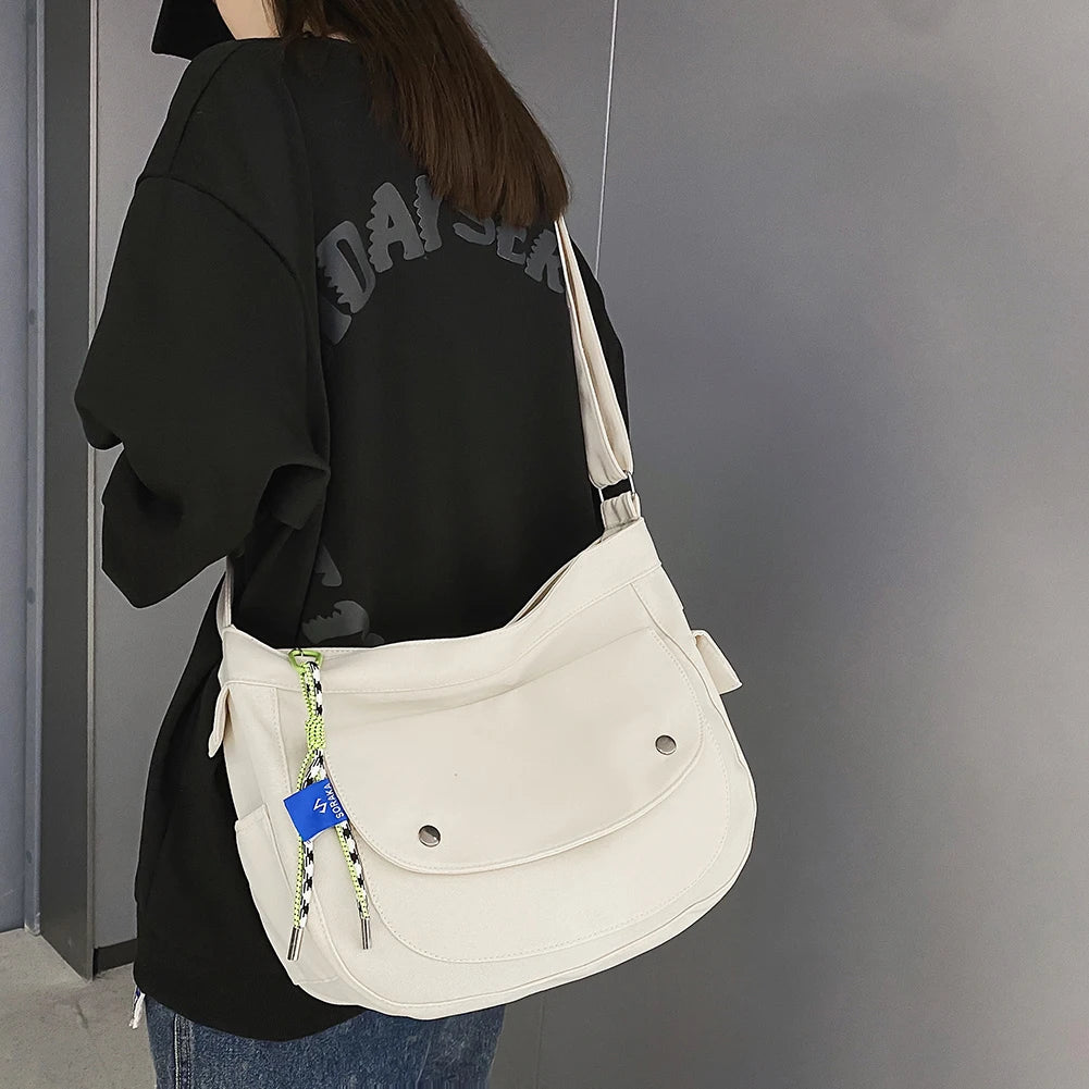 Unisex Shoulder Bags Nylon Large Capacity Hobos Bag