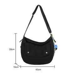 Unisex Shoulder Bags Nylon Large Capacity Hobos Bag