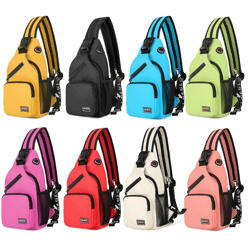 Waterproof Sling Backpack Crossbody Chest Bag Travel Hiking Daypack