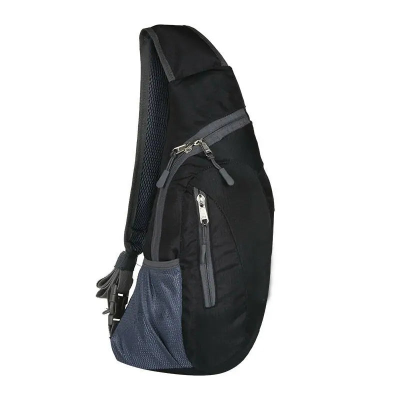 Solid Cross Body Sling Bag Shoulder Outdoor Sport Chest Waist Packs