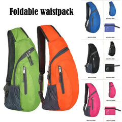 Solid Cross Body Sling Bag Shoulder Outdoor Sport Chest Waist Packs