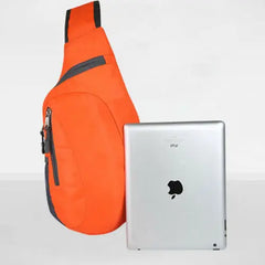 Solid Cross Body Sling Bag Shoulder Outdoor Sport Chest Waist Packs