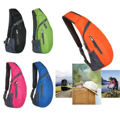 Solid Cross Body Sling Bag Shoulder Outdoor Sport Chest Waist Packs