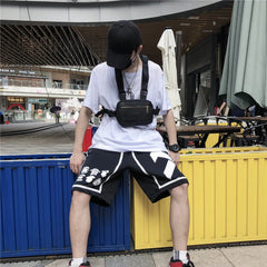 Unisex Streetwear Chest Rig Bag Hip Hop Pouch Tactical Belt Bag