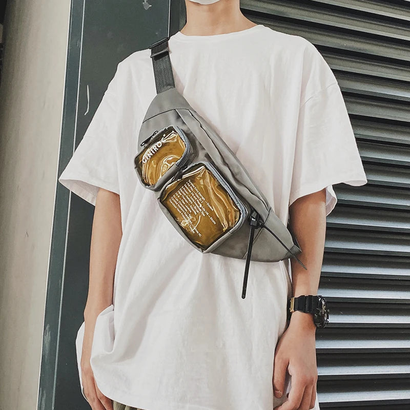 Unisex Waist Bag Fanny Pack Multifunction Chest Bag