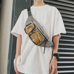 Unisex Waist Bag Fanny Pack Multifunction Chest Bag