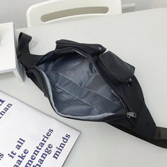 Unisex Waist Bag Fanny Pack Multi-pocket Casual Belt Bags