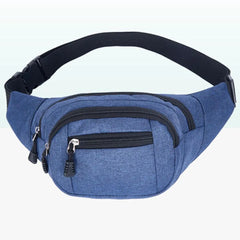 Unisex Canvas Waist Bag for Outdoor Sports Hiking