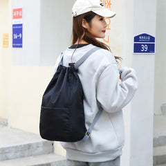 Waterproof Foldable Drawstring Backpack Outdoor Camping Beach Sports Bag
