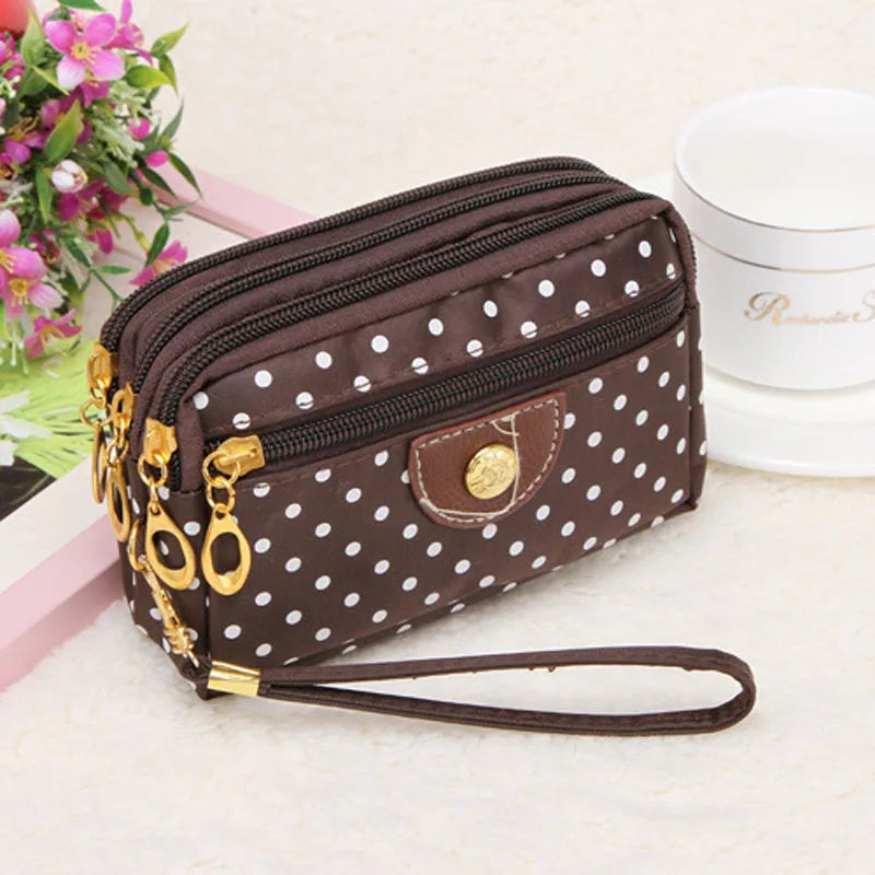 Universal Large Wallet Women Mobile Phone Bag Outdoor Arm Shoulder Cover Case