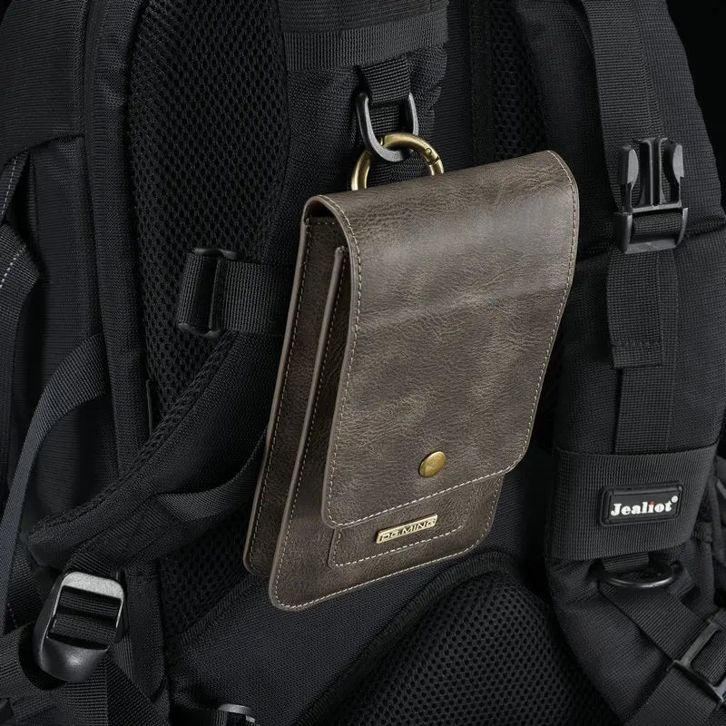 Universal Phone Bag PU Leather Carry Belt Clip Waist Case for Smartphone