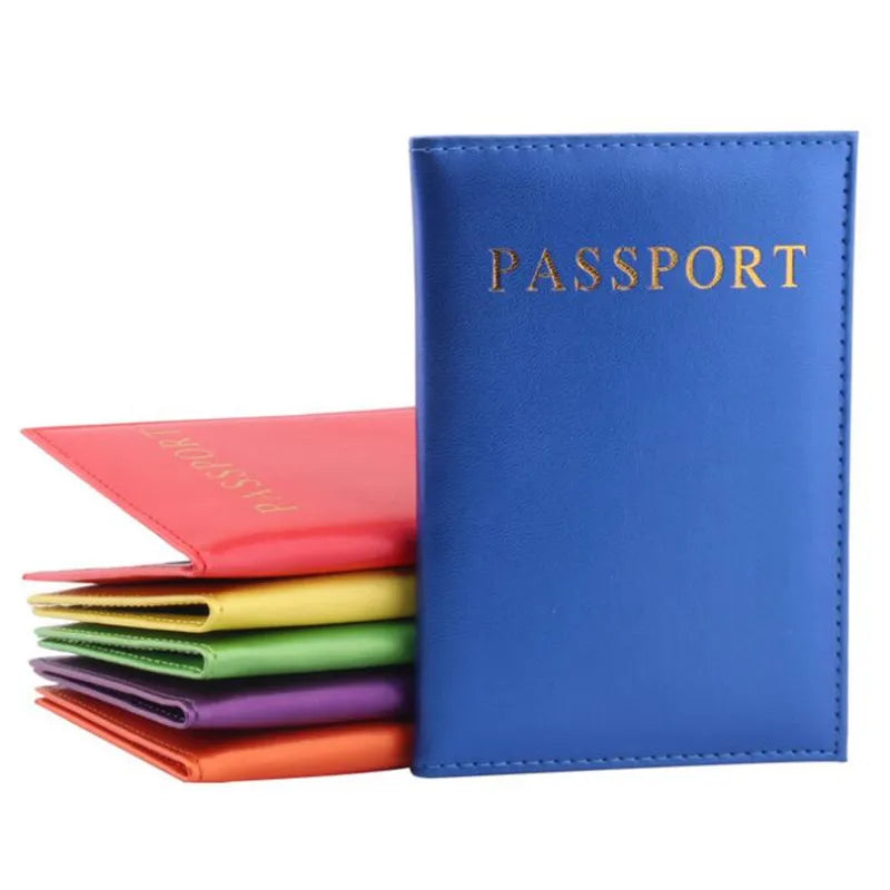 Pink Pu Leather Passport Cover Lovely Girl Case
