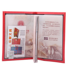 Pink Pu Leather Passport Cover Lovely Girl Case