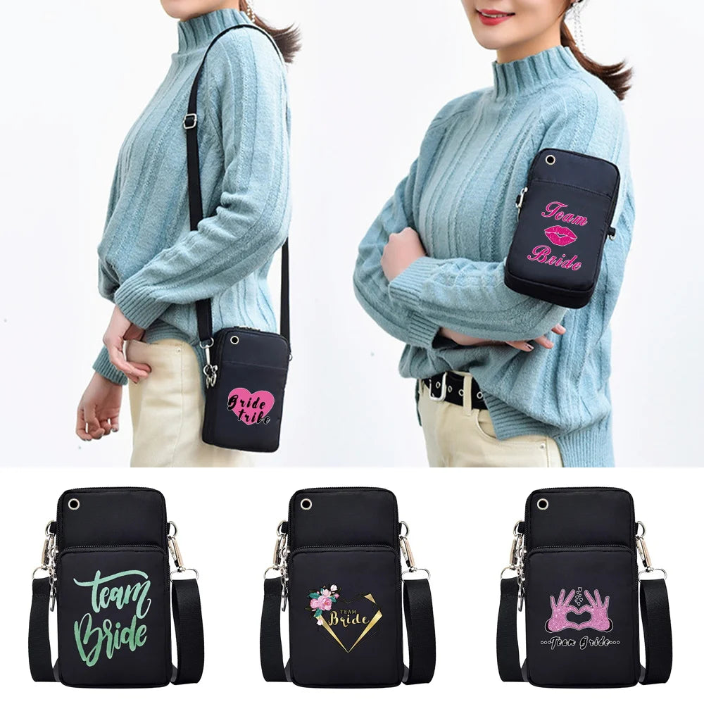 Universal Women Cell Case Crossbody Shoulder Mobile Phone Bag