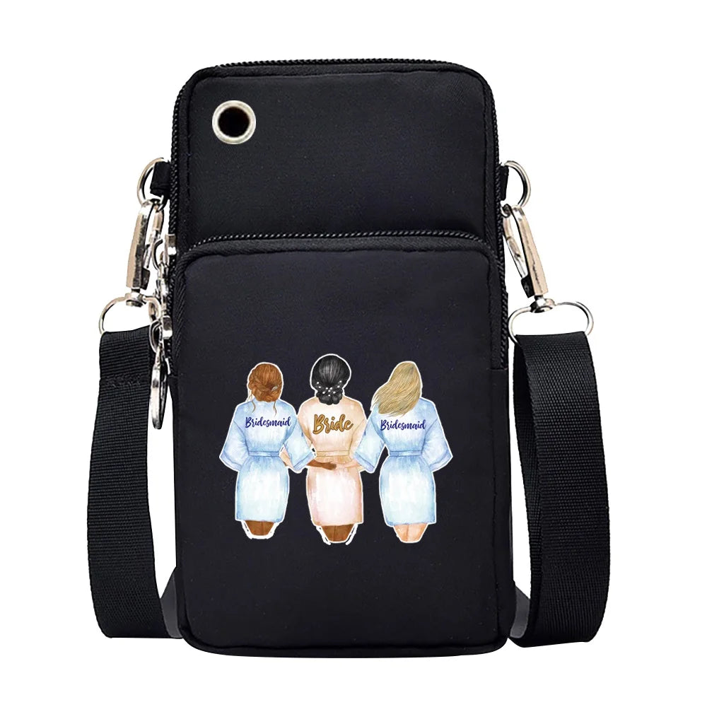 Universal Women Cell Case Crossbody Shoulder Mobile Phone Bag