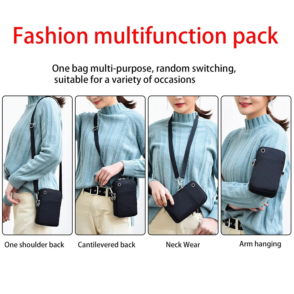 Constellation Print Shoulder Waist Bag for iPhone/Huawei