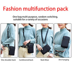 Mushroom Print Arm Bag Protective Case for Mobile Phones