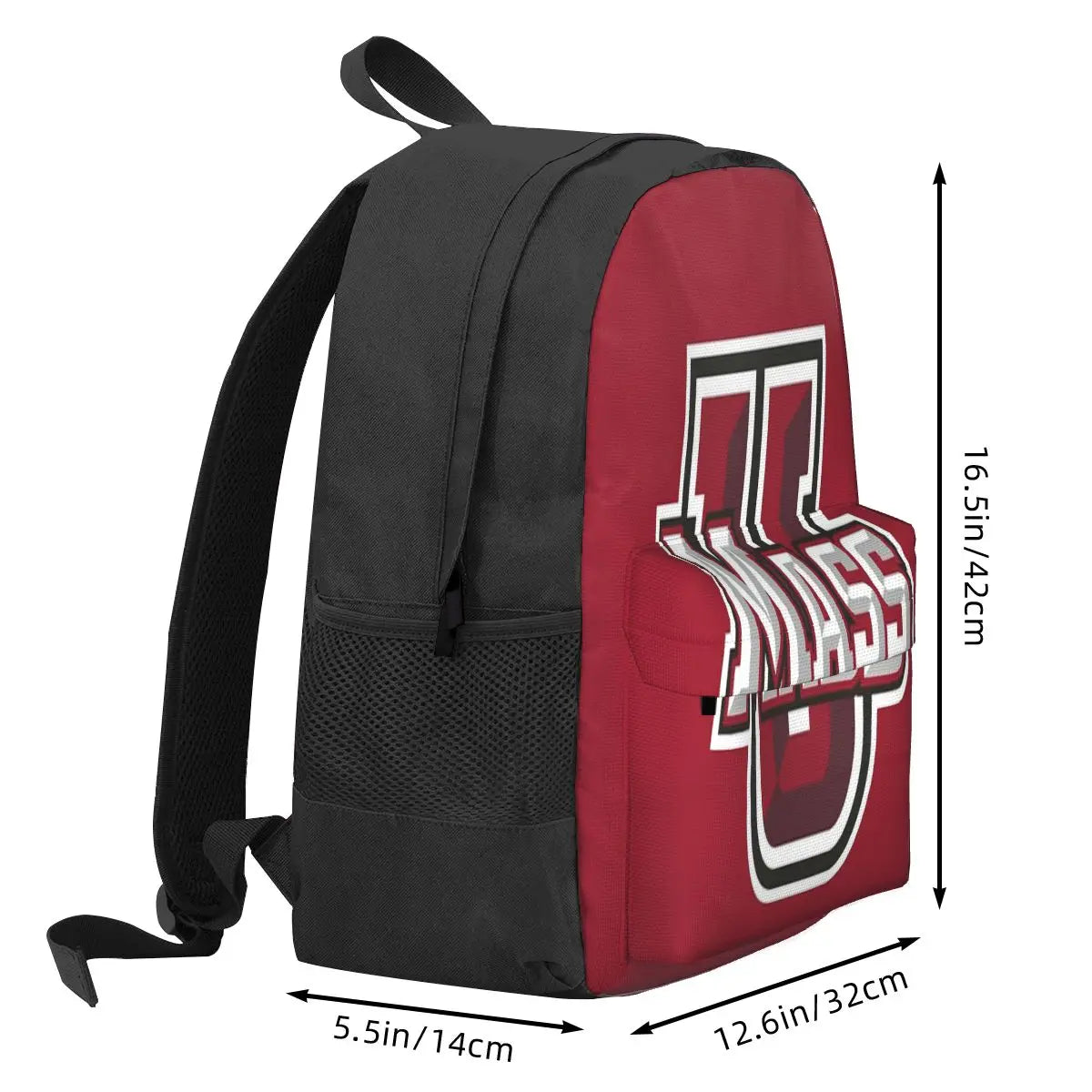 UMass Amherst Backpack Men's & Women's Bag Zip Pockets