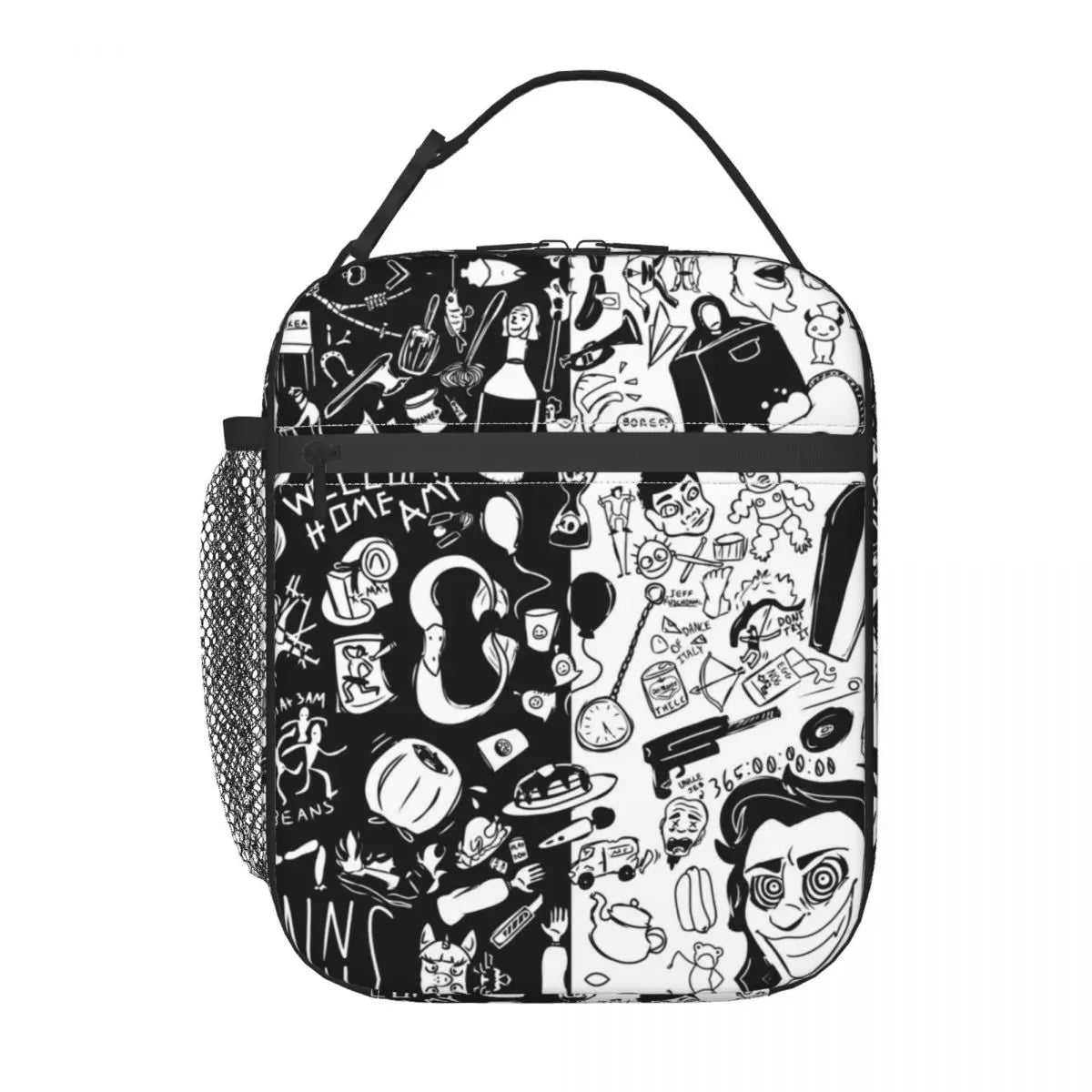 Unus Annus Memento Mori Symbol Insulated Lunch Bag